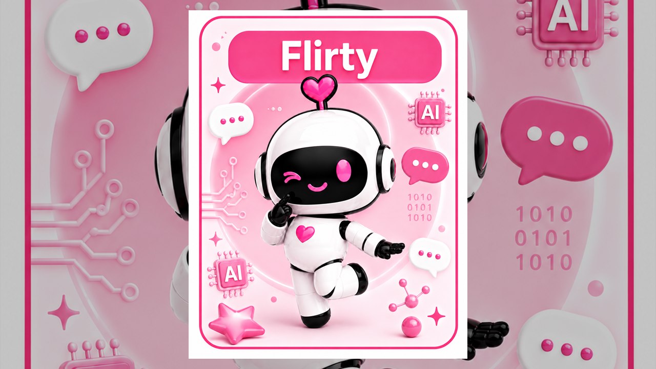 Комната Flirty AI в Telegram